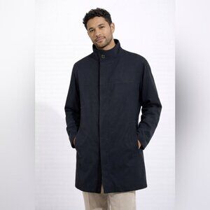 Sanyo Black Insulated Coat Mens Modern Minimalist Winter Jacket